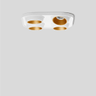 Bega - Plafonnier encastré, pour l'intérieur, Blanc satiné · 3000 K, diffusant