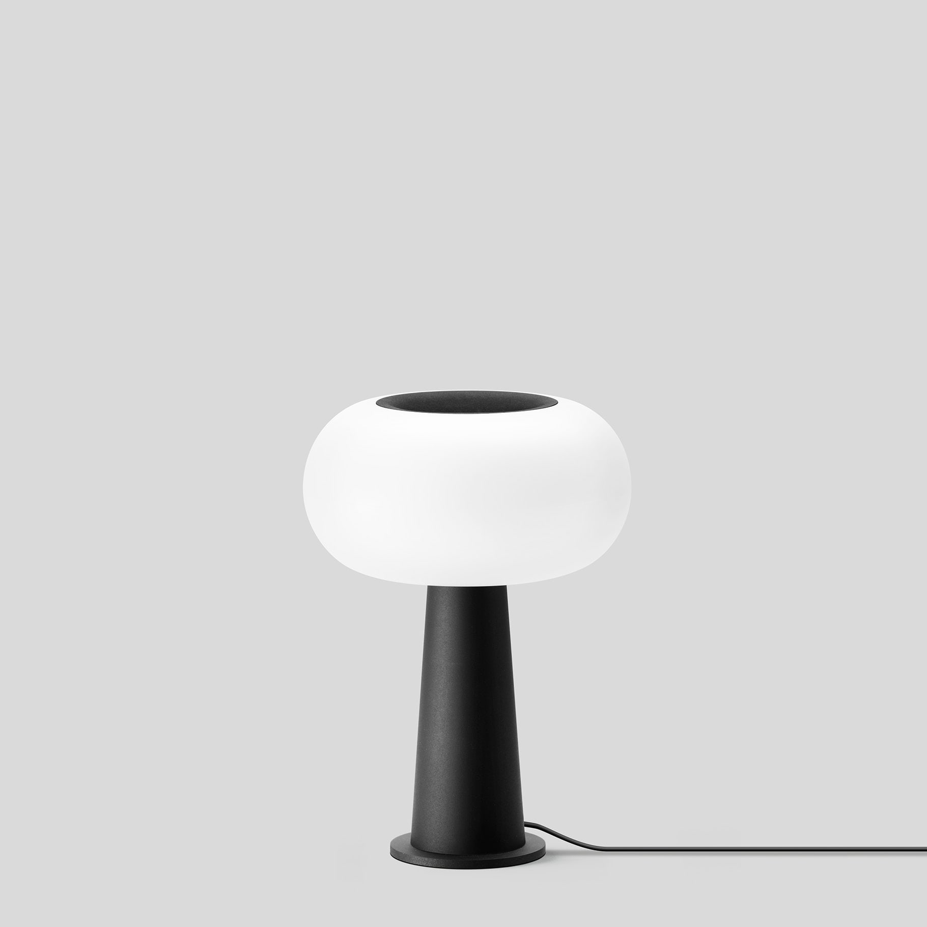 Bega - Lampe de table, pour l'intérieur, Noir satiné · 3000 K