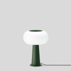 Bega - Lampe de table, pour l'intérieur, Vert satiné