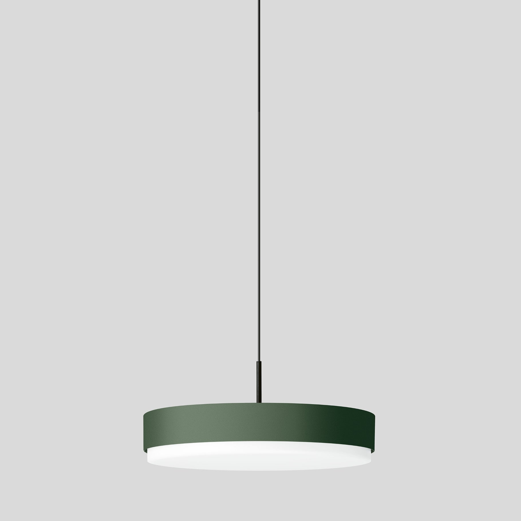 Bega - Suspension modulaire, pour l'intérieur, Vert satiné · 3000 K · 4000 K