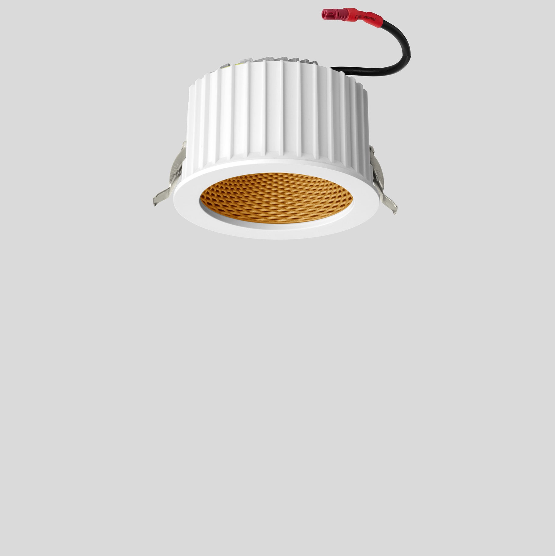 Bega - Plafonnier encastré, pour l'intérieur, Blanc satiné · 3000 K