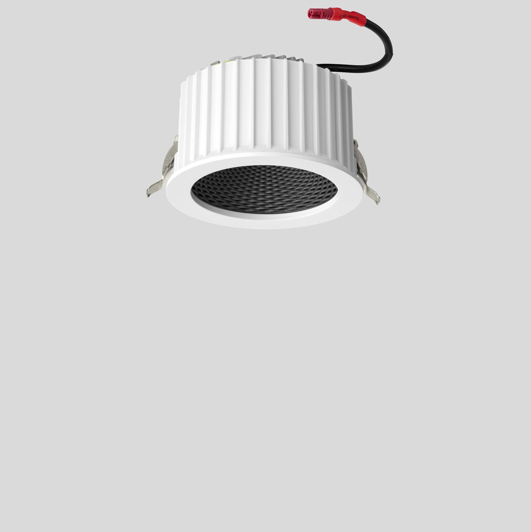 Bega - Plafonnier encastré, pour l'intérieur, Blanc satiné · 3000 K
