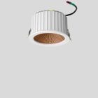 Bega - Plafonnier encastré, pour l'intérieur, Blanc satiné · 3000 K