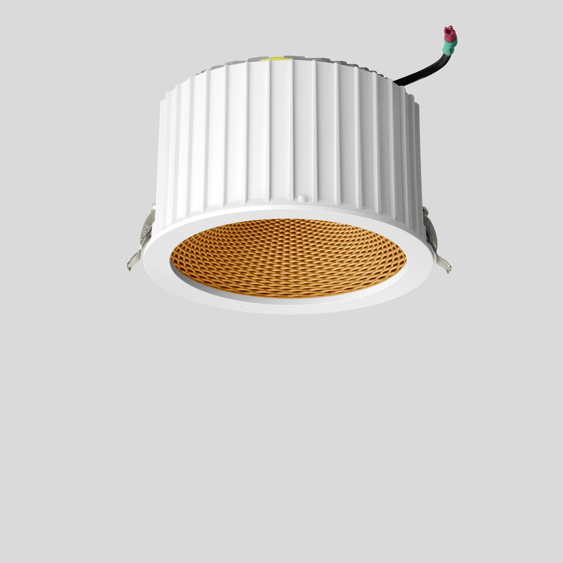 Bega - Plafonnier encastré, pour l'intérieur, Blanc satiné · 3000 K