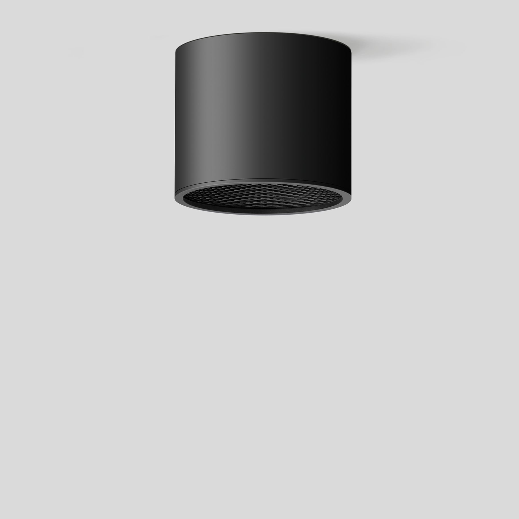 Bega - Plafonnier, pour l'intérieur, Noir satiné · 3000 K