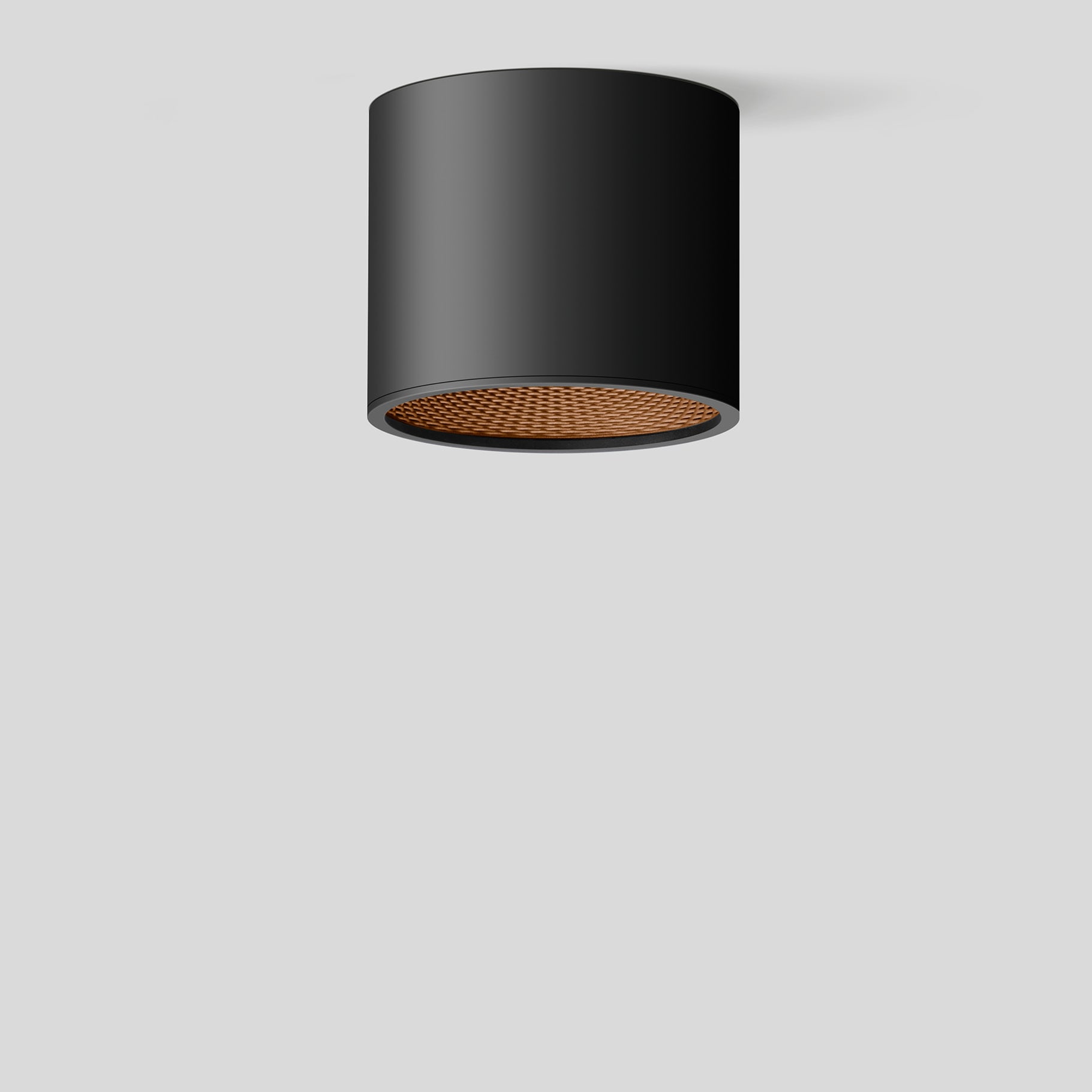 Bega - Plafonnier, pour l'intérieur, Noir satiné · 3000 K