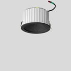 Bega - Plafonnier encastré, pour l'intérieur, Noir satiné · 3000 K