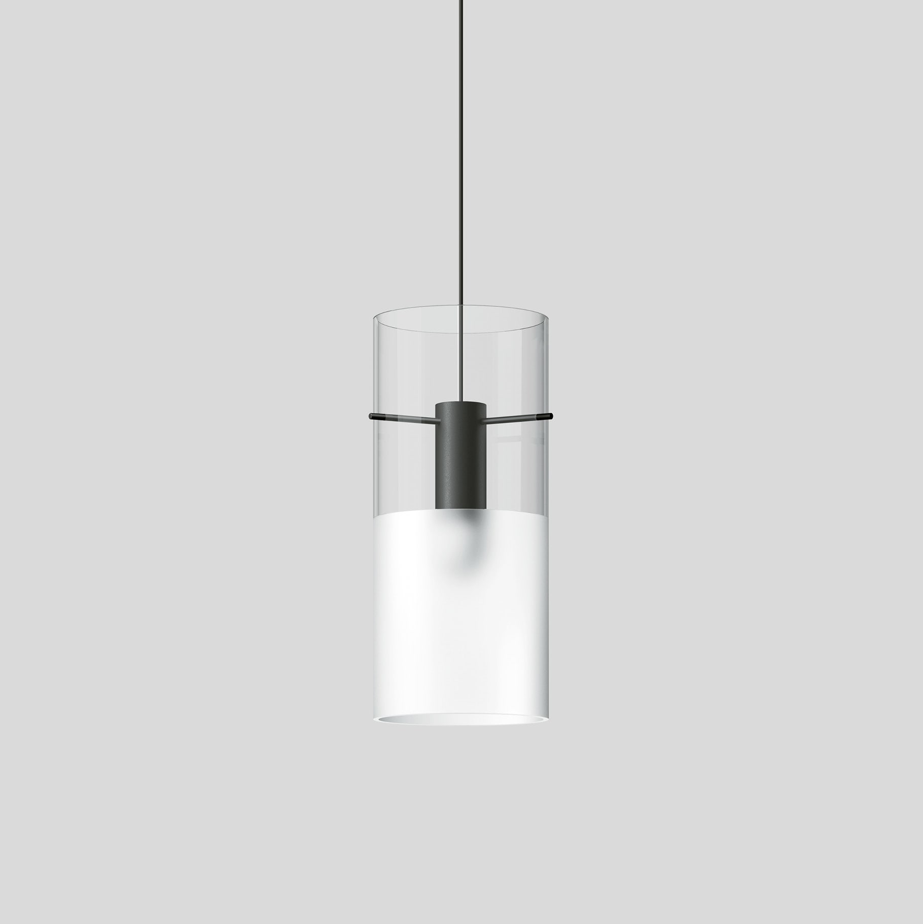 Bega - Suspension modulaire, pour l'intérieur, Noir satiné · 3000 K