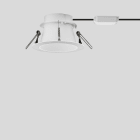 Bega - Plafonnier encastré, pour l'intérieur, Blanc satiné · 3000 K