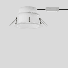 Bega - Plafonnier encastré, pour l'intérieur, Blanc satiné · 3000 K