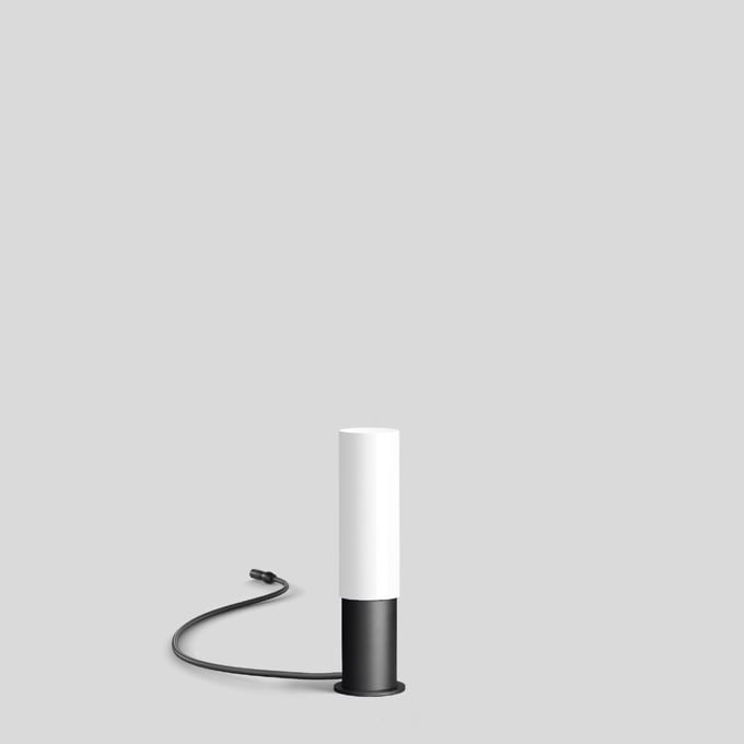 Bega - Lum. de jardin Plug & Play, Graphite · 3000 K