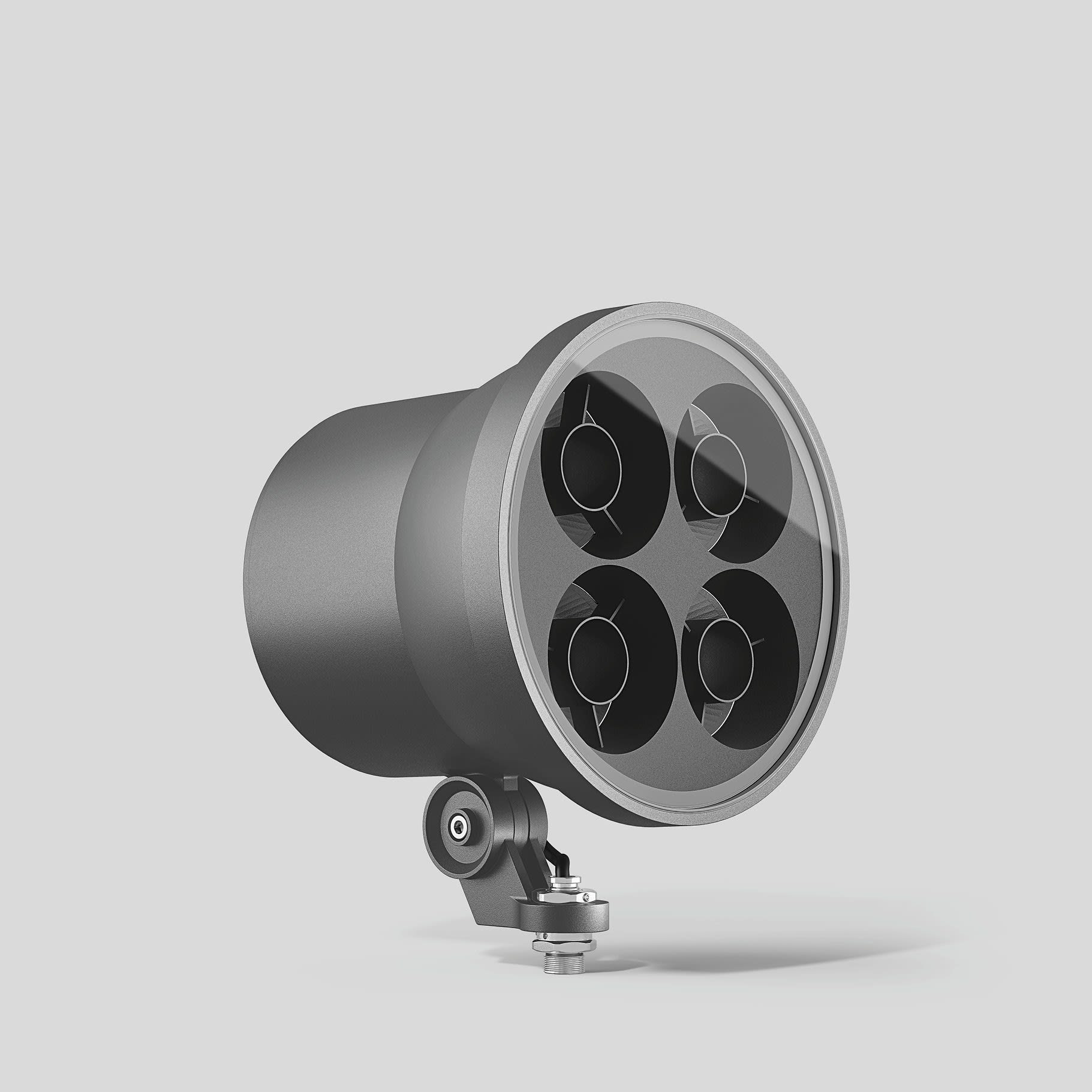 Bega - Projecteur compact, Argent · 4000 K