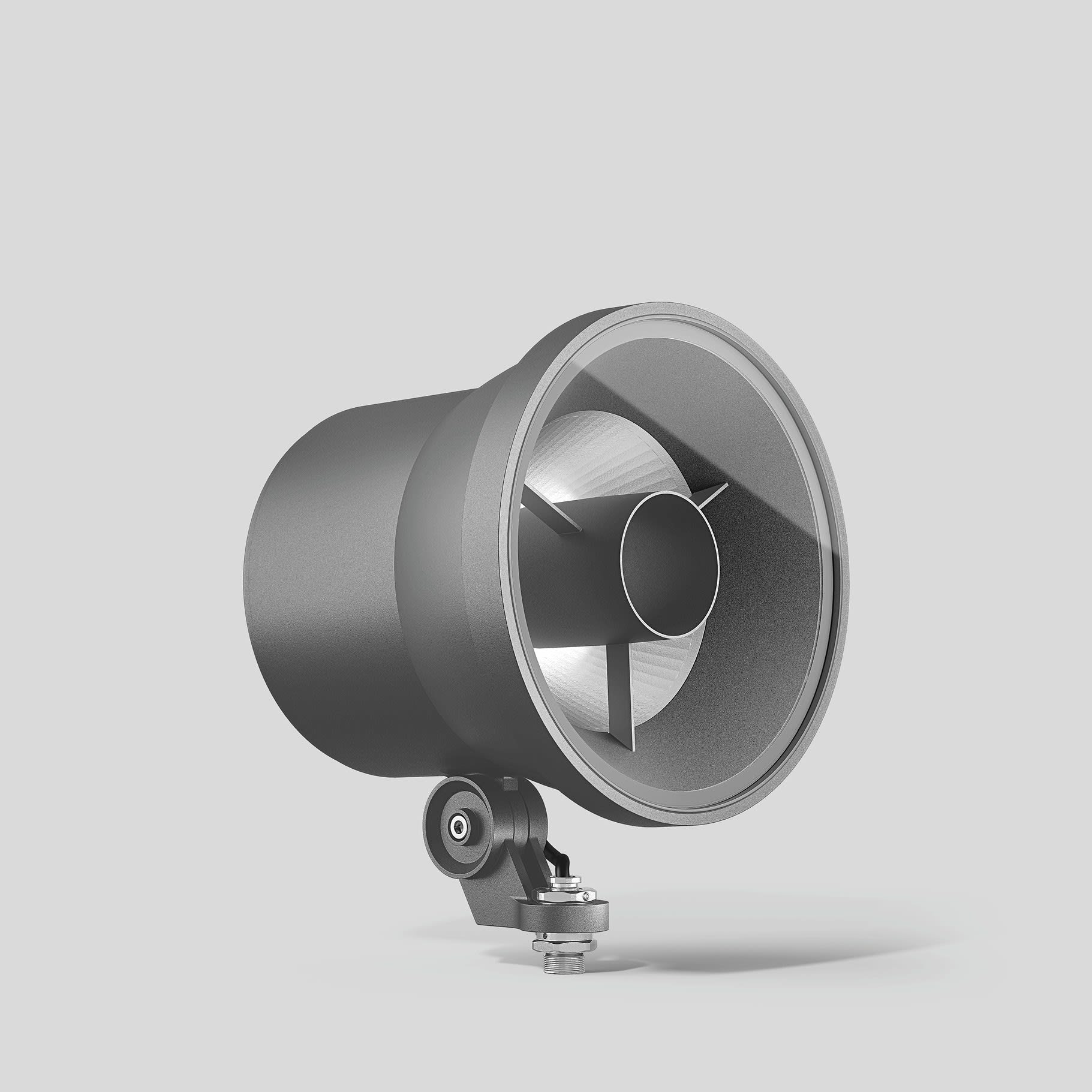 Bega - Projecteur compact, Argent · 3000 K