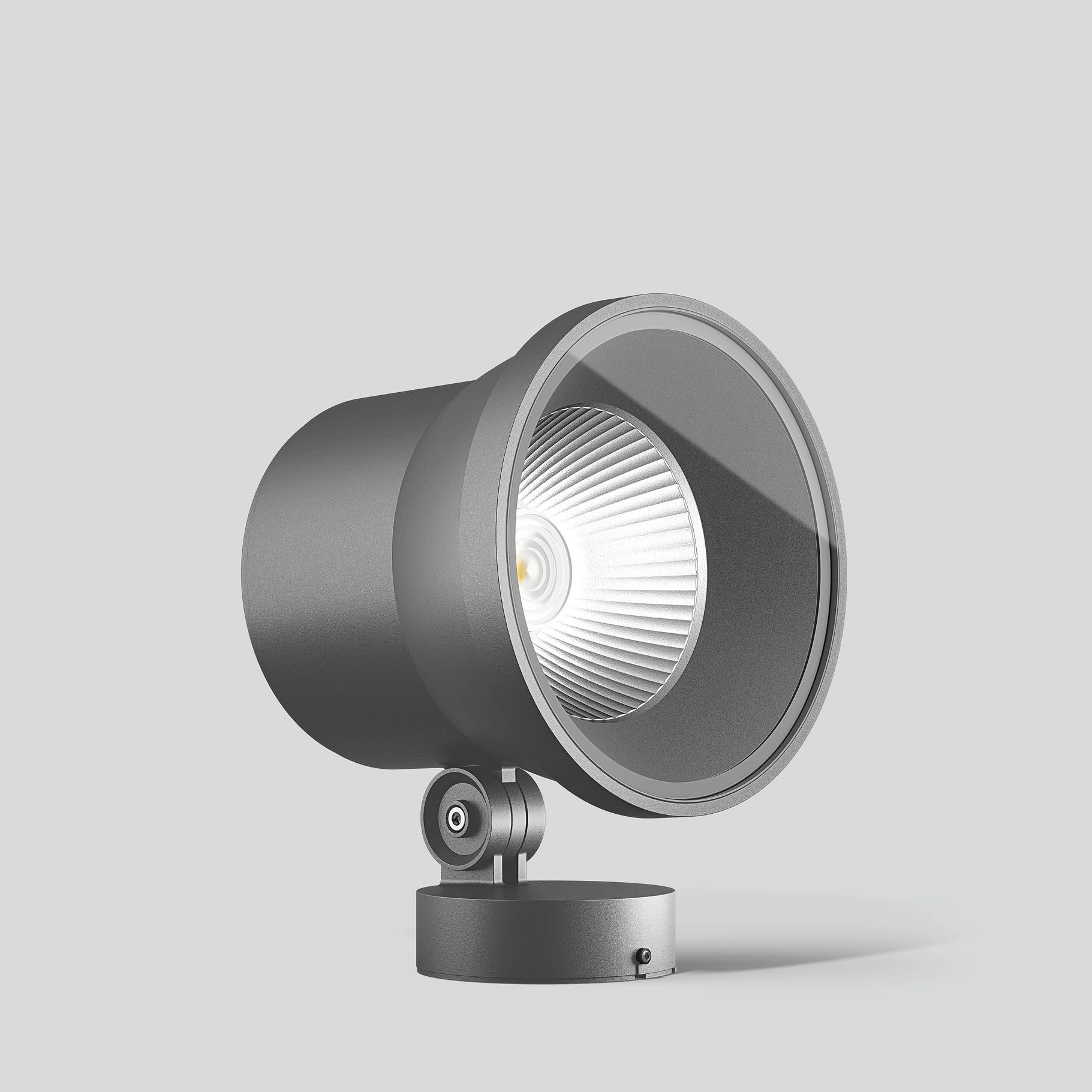 Bega - Projecteur compact, Argent · 4000 K