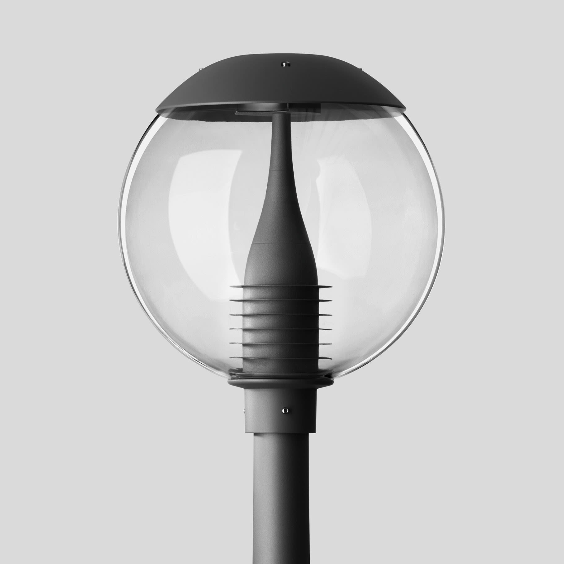 Bega - Luminaire tête de mât, Graphite · 4000 K
