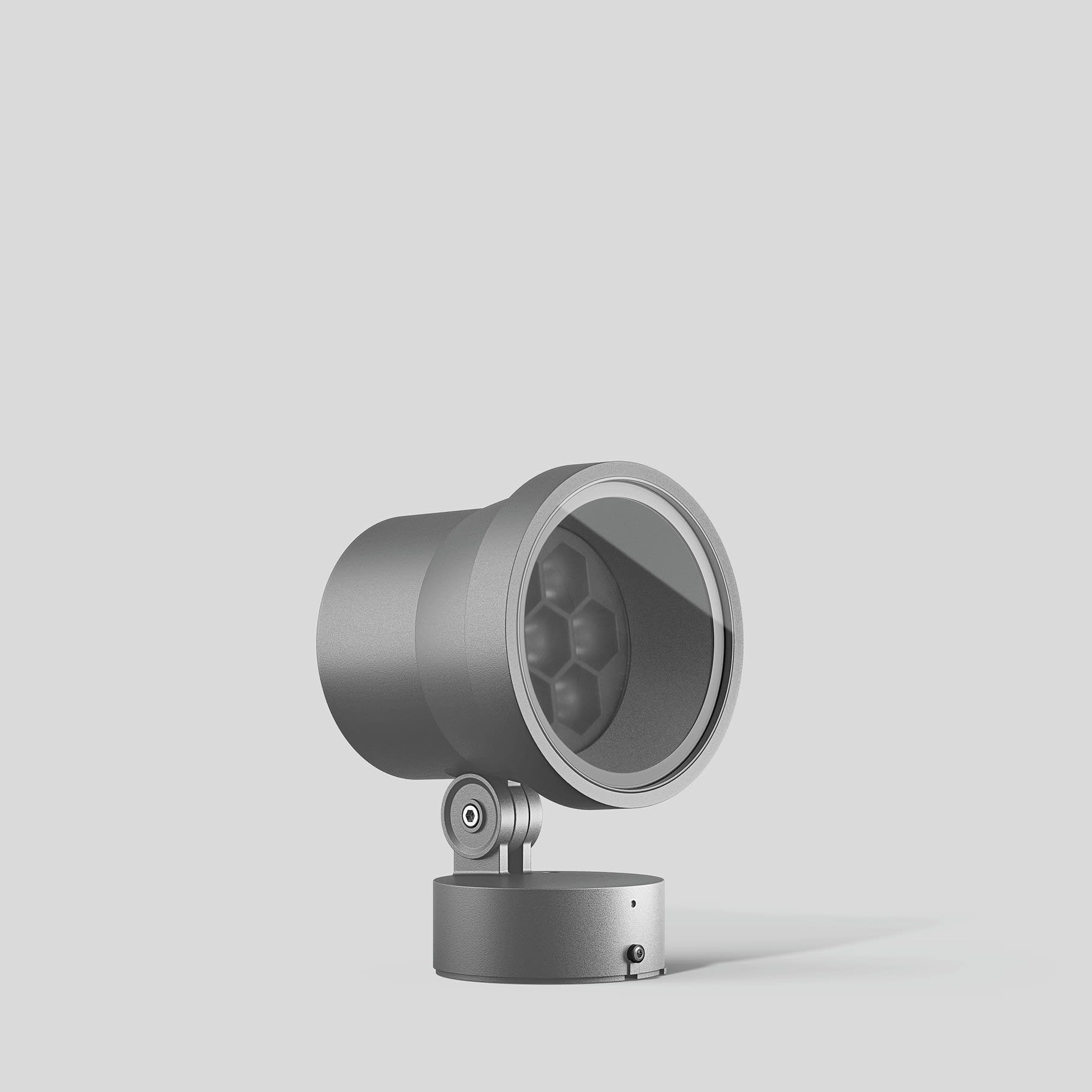 Bega - Projecteur compact, Argent · 3000 K