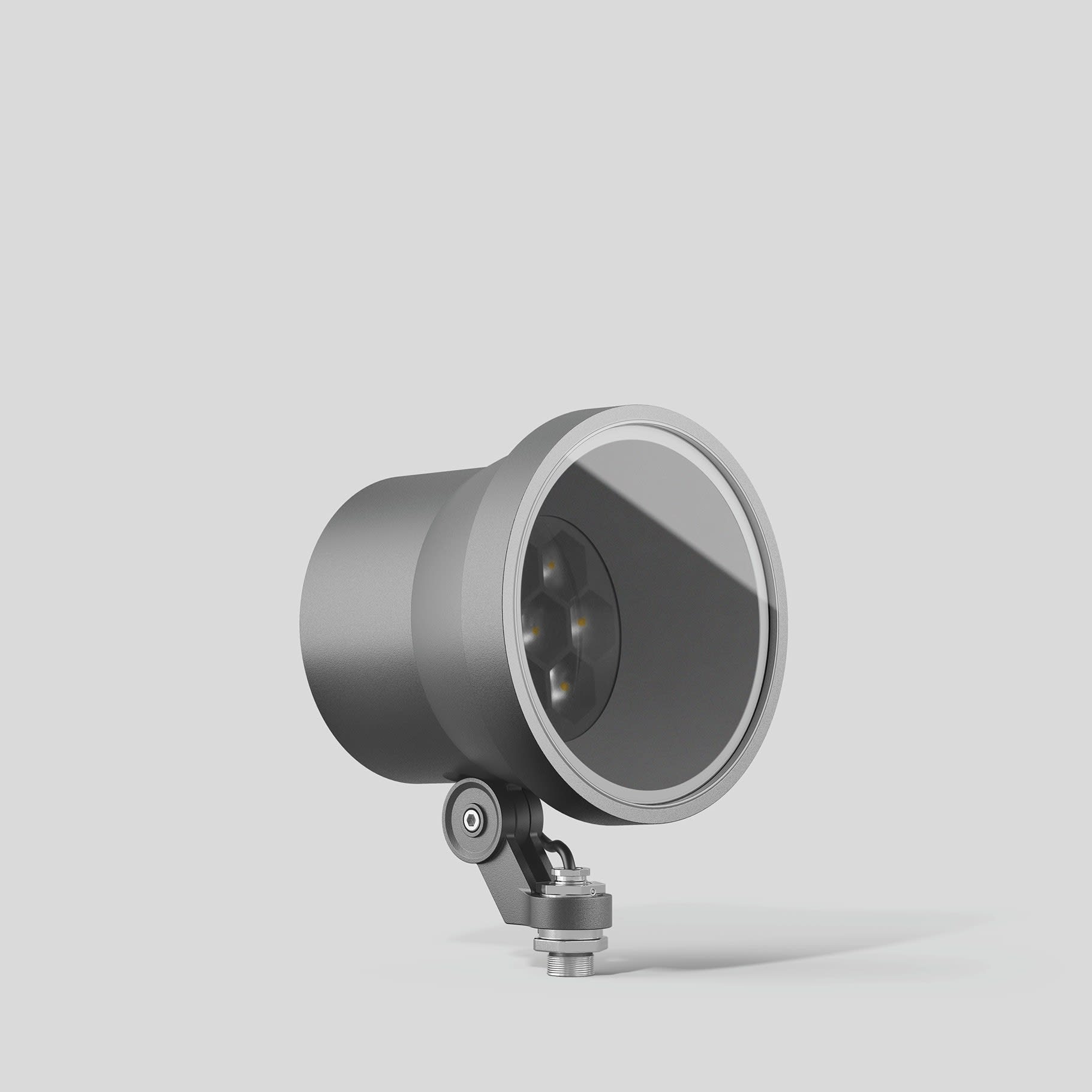 Bega - Projecteur compact, Argent · 3000 K