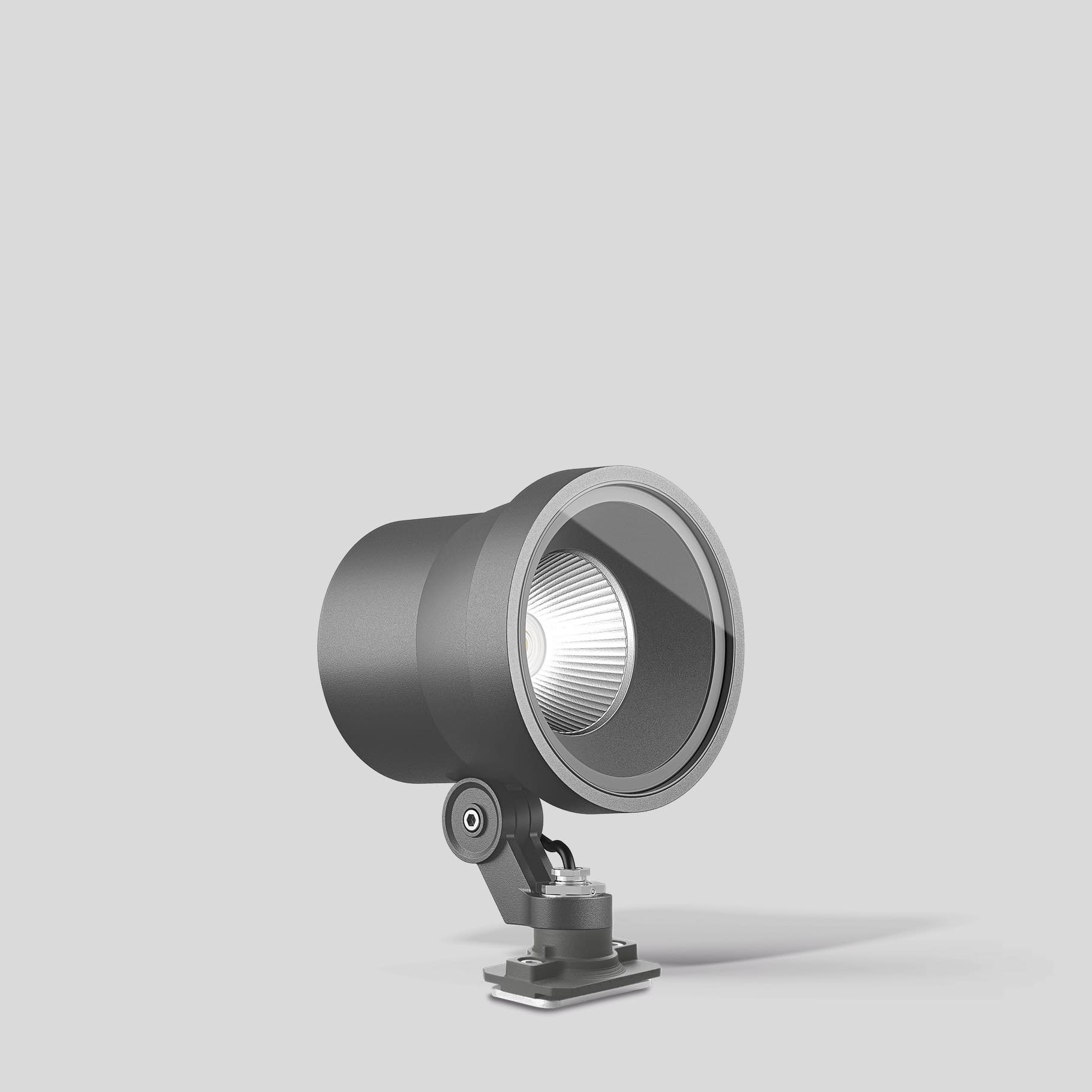 Bega - Projecteur compact, Argent · 4000 K