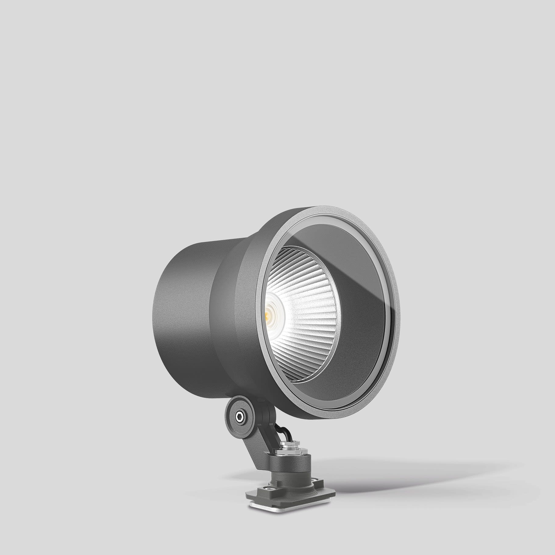 Bega - Projecteur compact, Argent · 4000 K