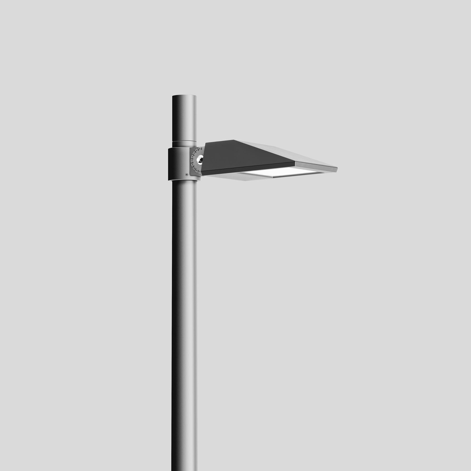 Bega - Luminaire tête de mât, Argent · 3000 K