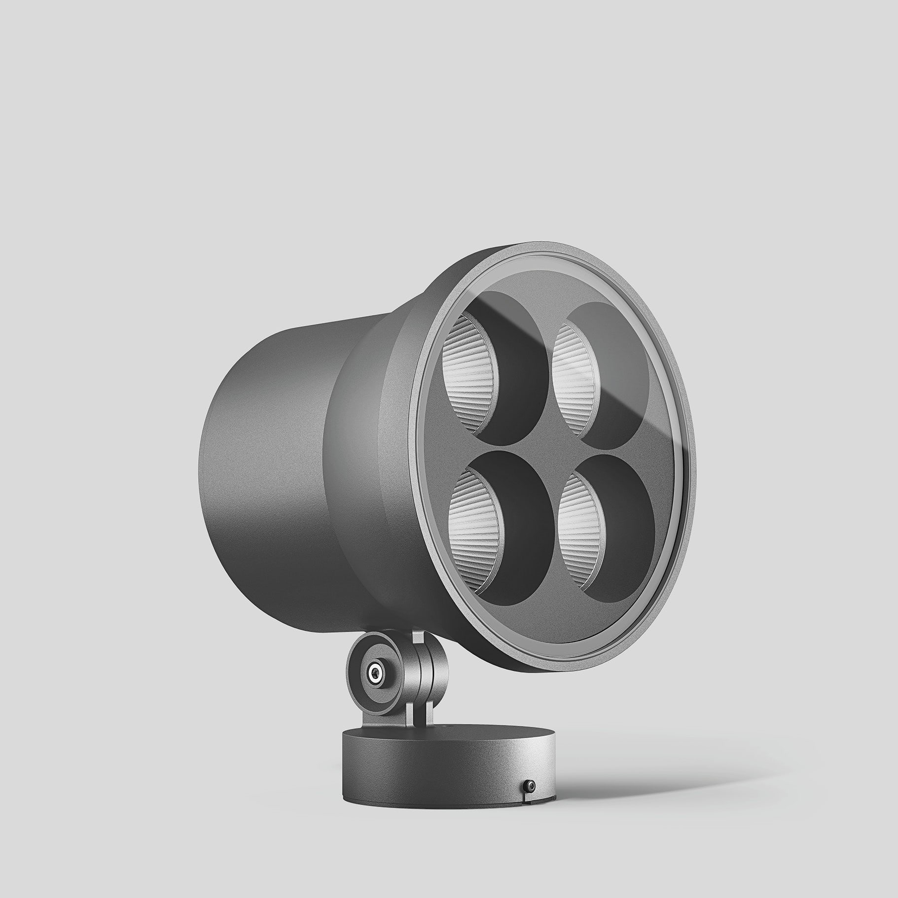 Bega - Projecteur compact, Argent · 4000 K