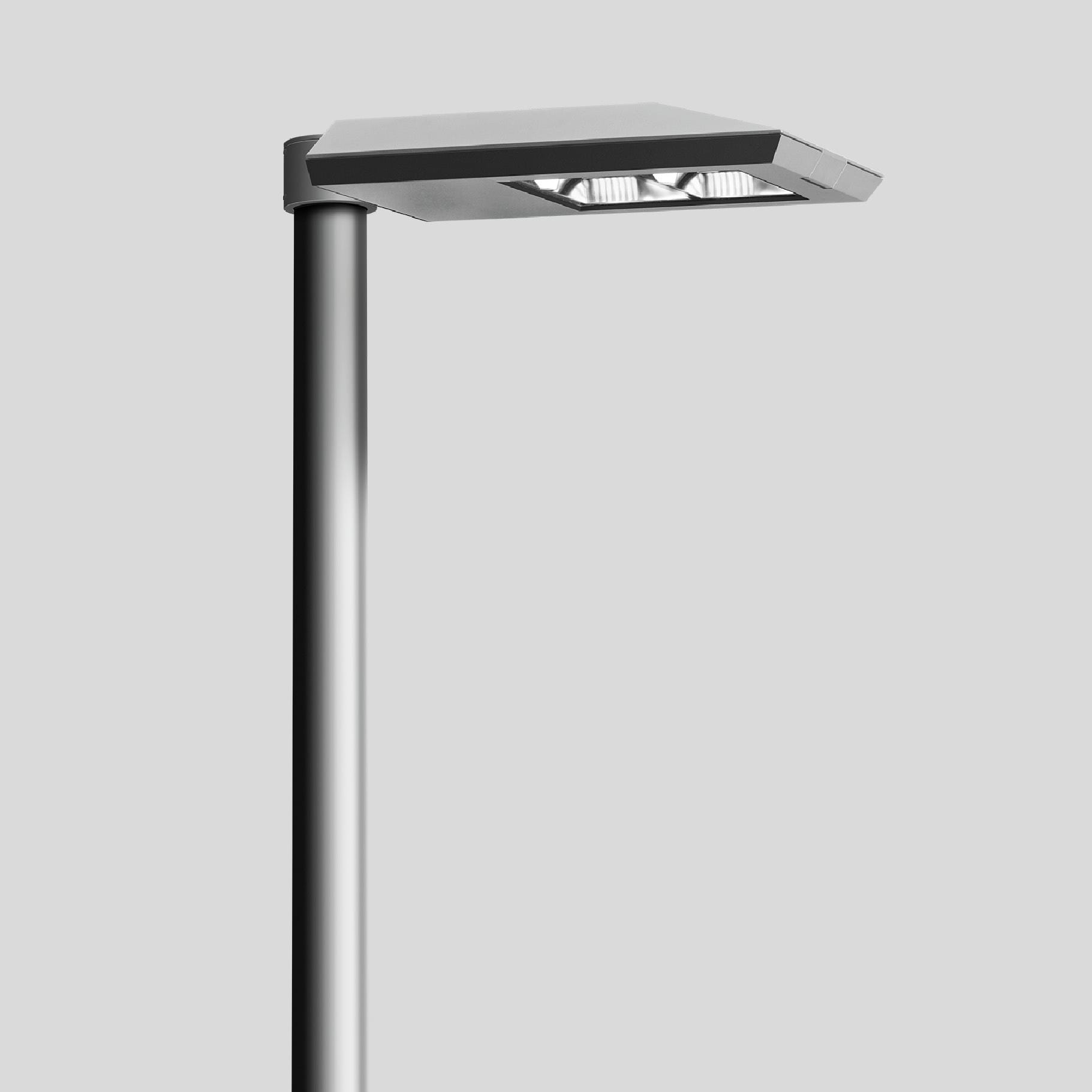 Bega - Luminaire tête de mât, Argent · 3000 K
