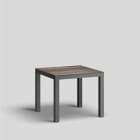 Bega - Mobilier Urbain, Table carrée, Graphite · Marshland Oak