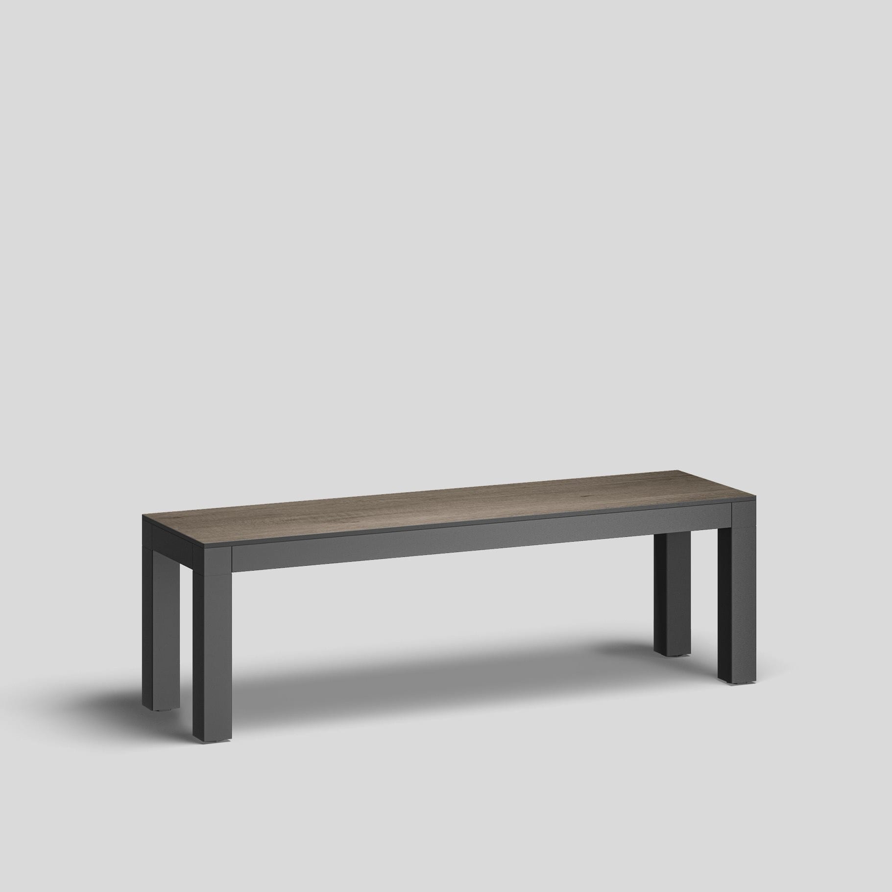 Bega - Mobilier Urbain, Banc, Graphite · Marshland Oak