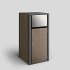 Bega - Mobilier Urbain, Poubelle, Graphite · Marshland Oak