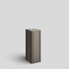 Bega - Mobilier Urbain, Cendrier sur pied, Graphite · Marshland Oak