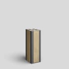 Bega - Mobilier Urbain, Cendrier sur pied, Graphite · Polar Oak