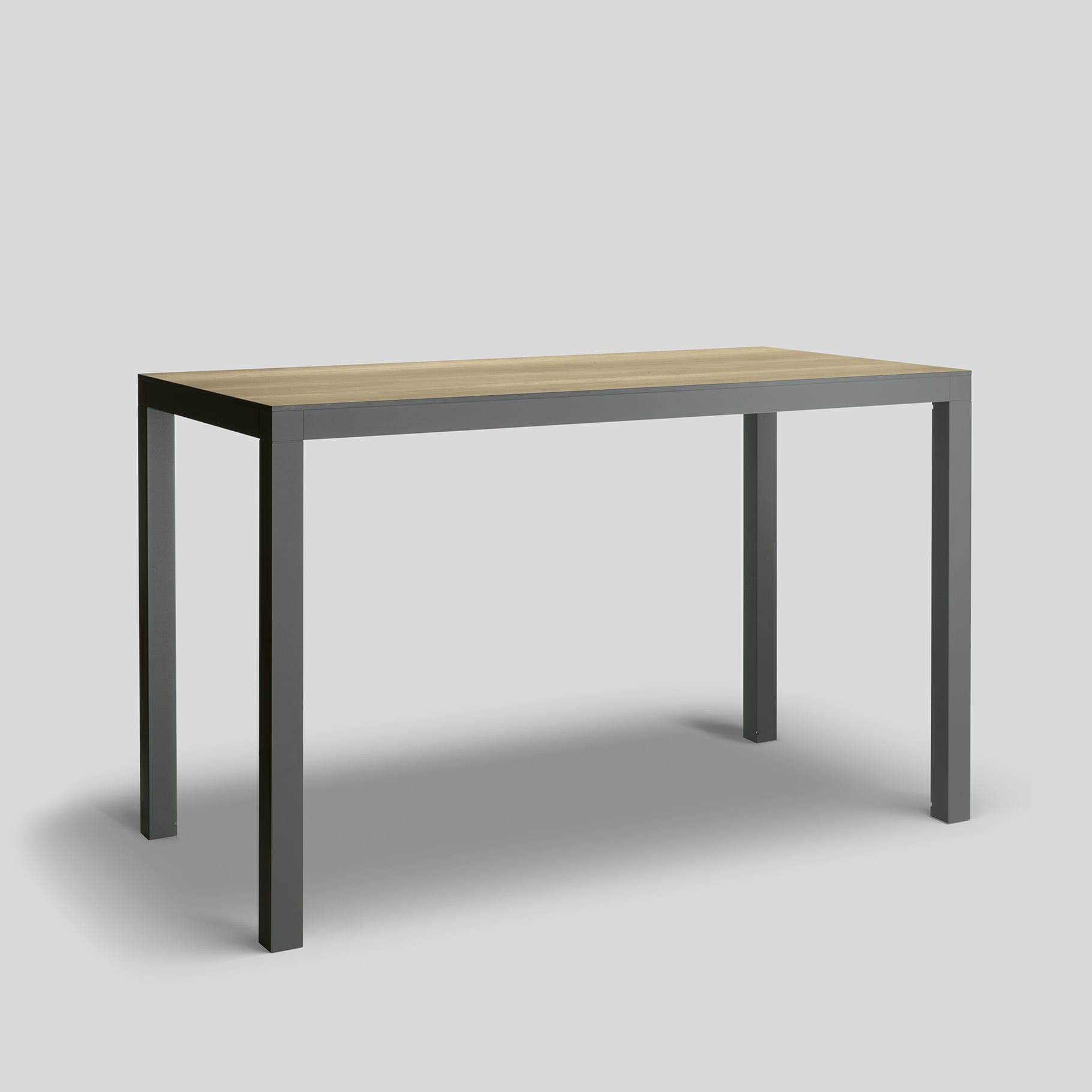 Bega - Mobilier Urbain Table haute, Graphite · Polar Oak