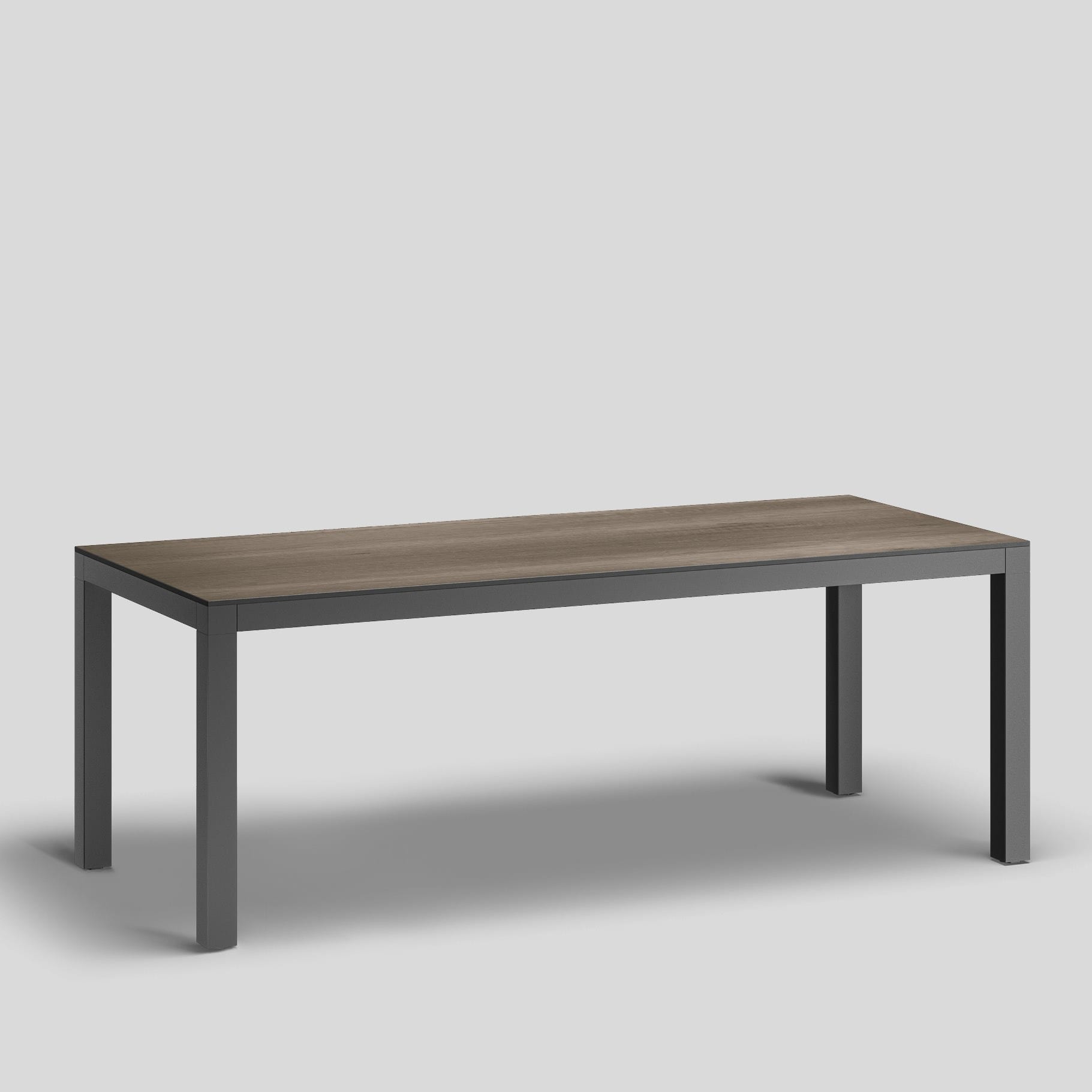 Bega - Mobilier Urbain Table, Graphite · Marshland Oak
