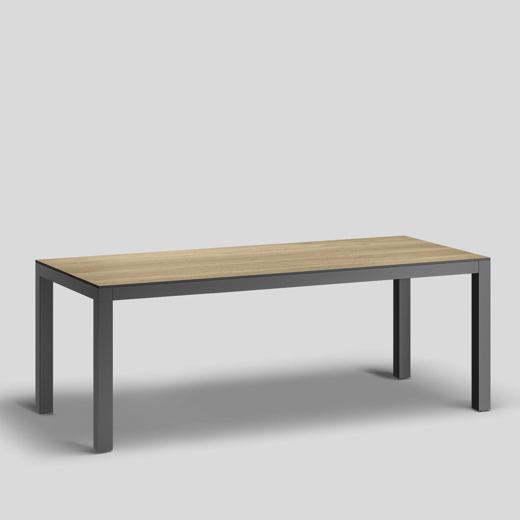 Bega - Mobilier Urbain Table, Graphite · Polar Oak