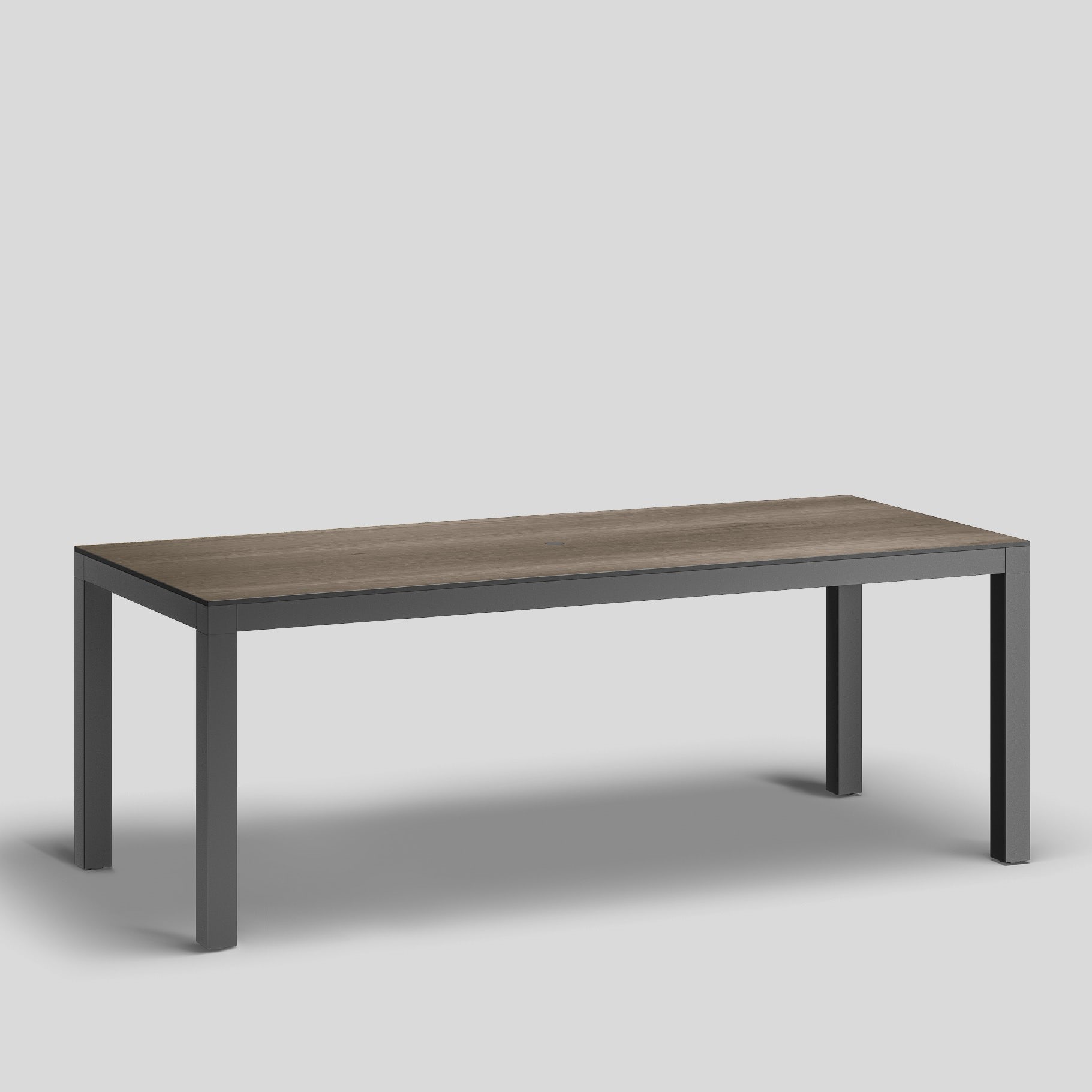 Bega - Mobilier Urbain Table, Graphite · Marshland Oak