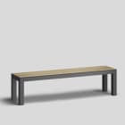 Bega - Mobilier Urbain Banque, Graphite · Polar Oak