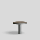 Bega - Mobilier Urbain Table ronde, Graphite · Marshland Oak