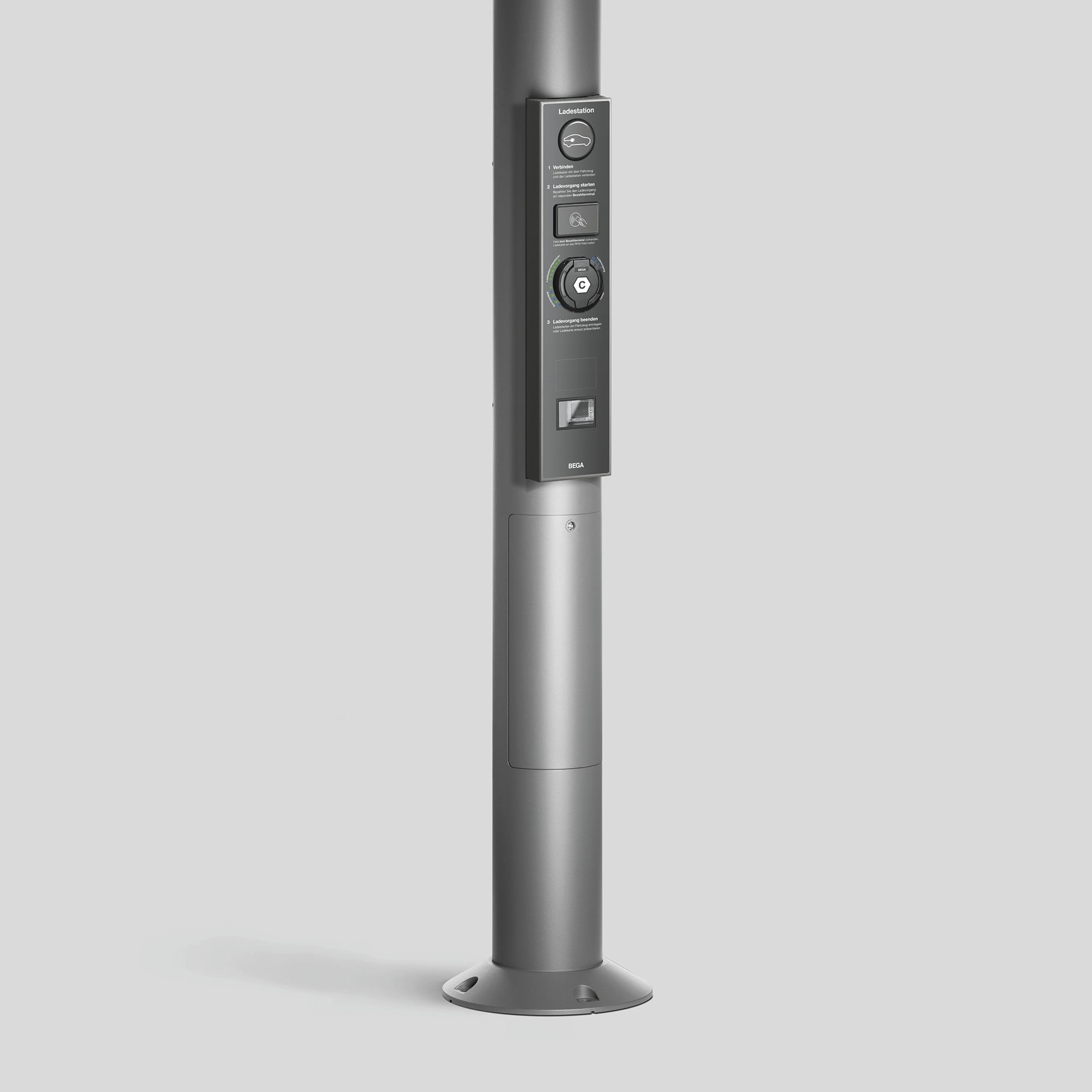 Bega - Tube de profilé lumineux, Argent