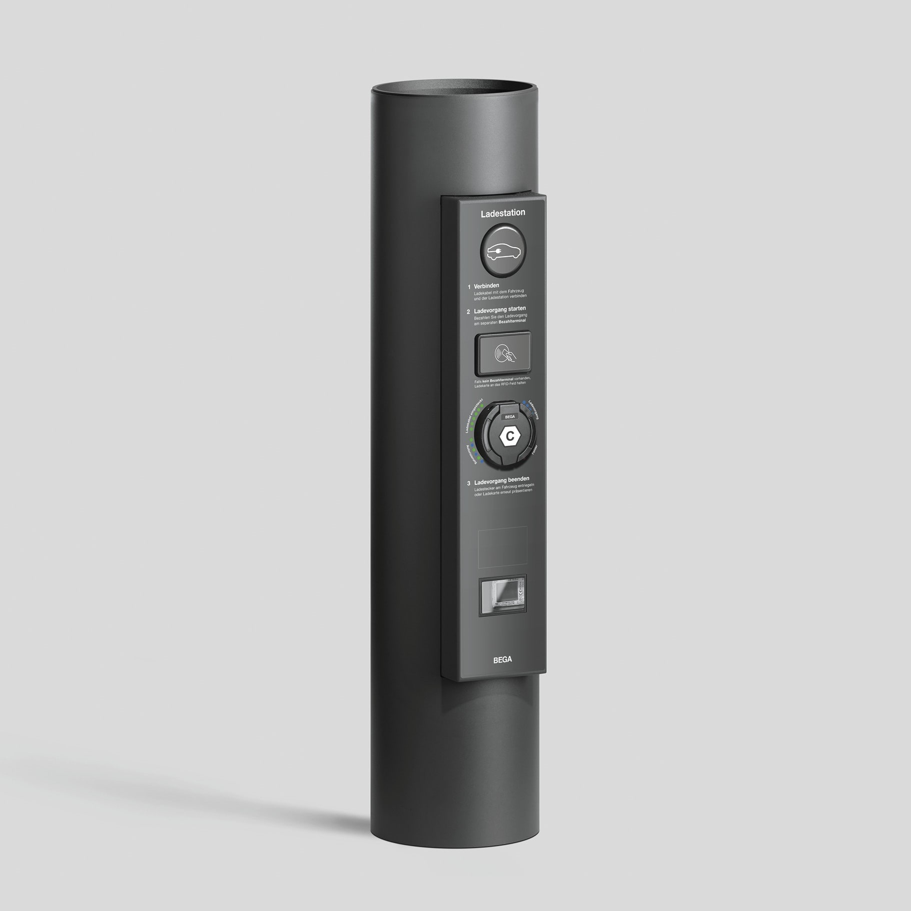 Bega - Support pour tête de balise, Graphite