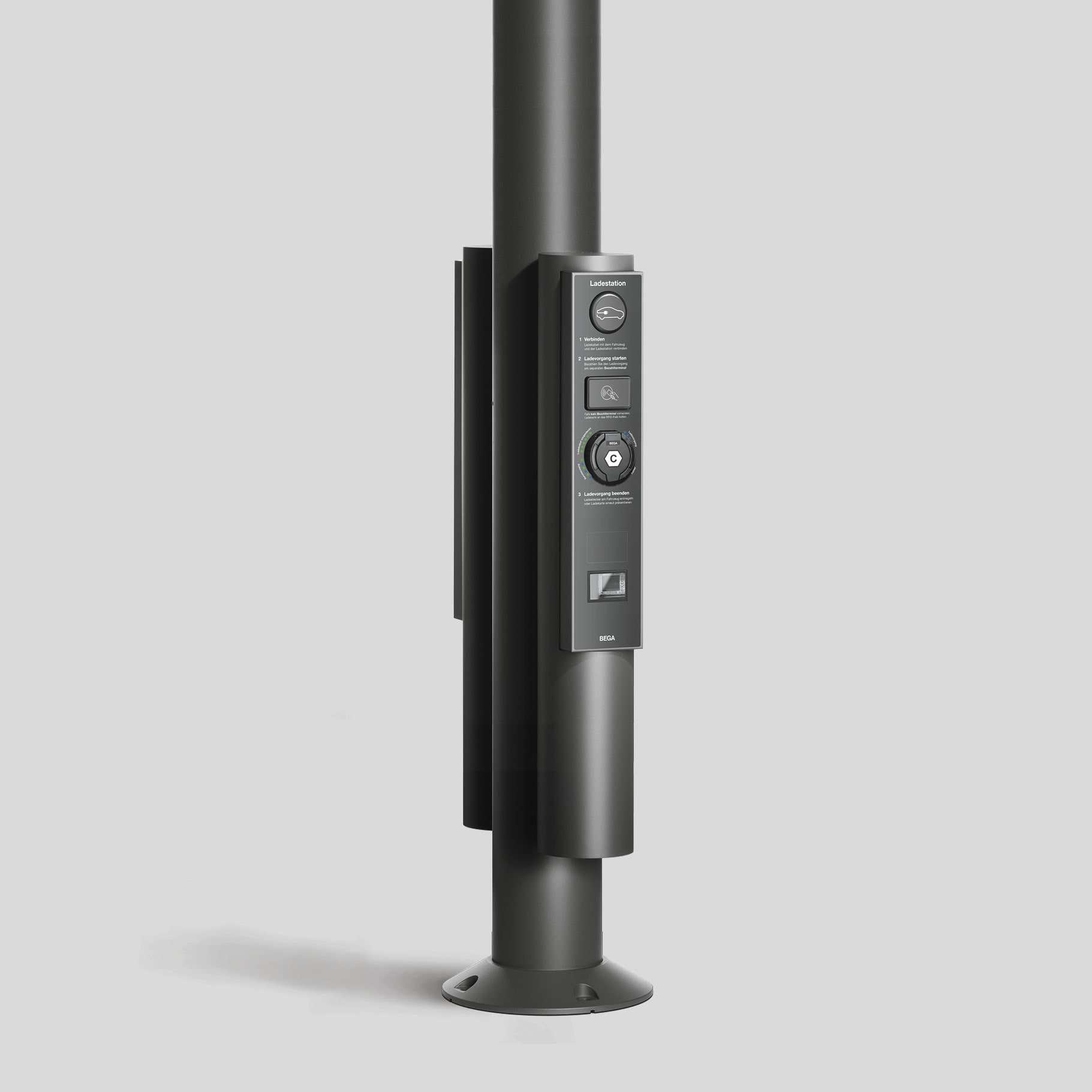 Bega - Tube de profilé lumineux, Graphite