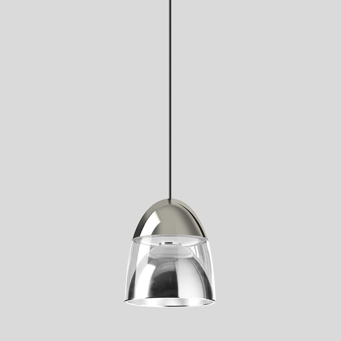 Bega - Suspension, pour l'intérieur, Aluminium poli · 3000 K