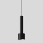 Bega - Suspension, Noir satiné/alu · 3000 K