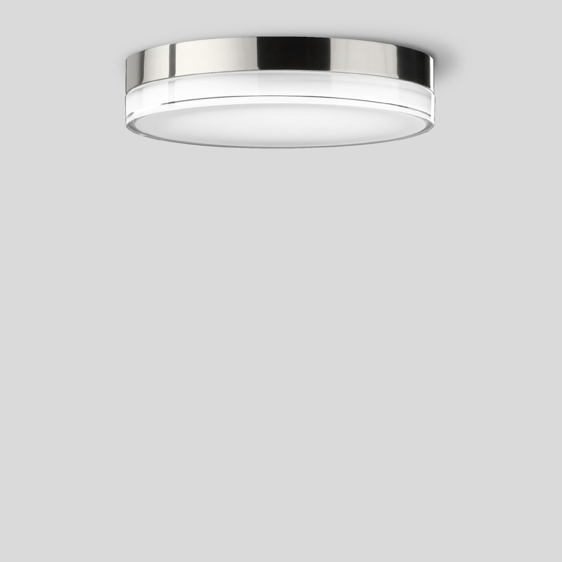 Bega - Applique et plafonnier, Aluminium poli · 4000 K