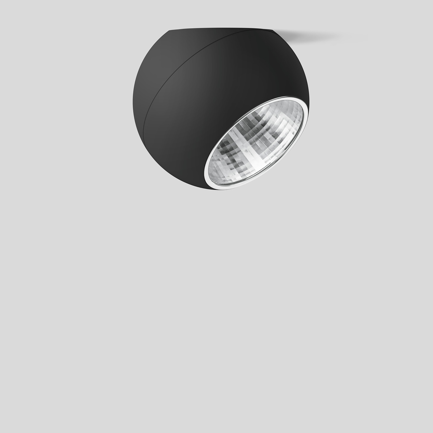 Bega - Plafonnier · Spot, Noir satiné · 3000 K
