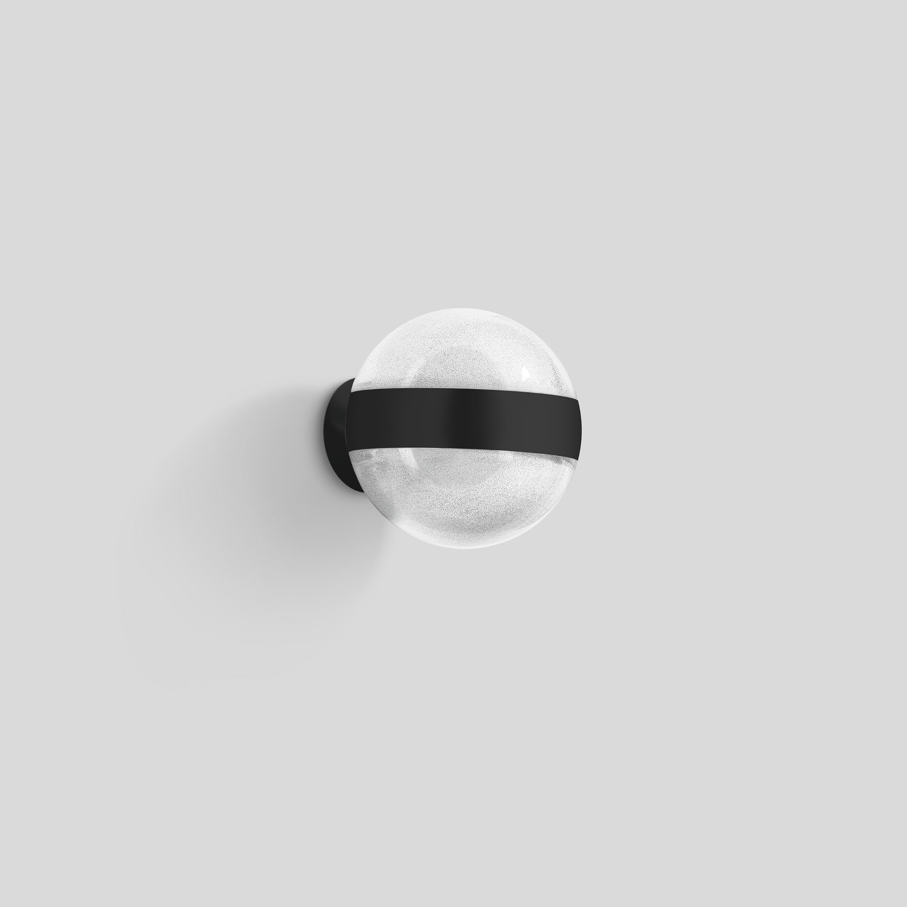 Bega - Applique, Noir satiné · 3000 K