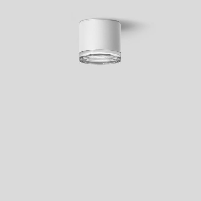 Bega - Plafonnier-spot en saillie, pour intérieur et extérieur, Blanc · 3000 K