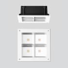 Bega - Plafonnier encastré, 3000 K