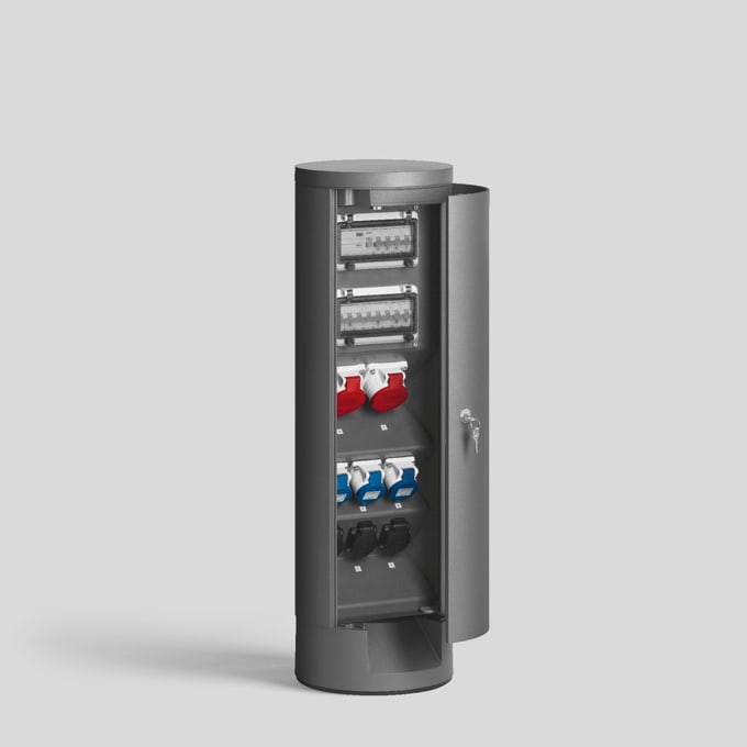 Bega - Borne d?alimentation, Graphite
