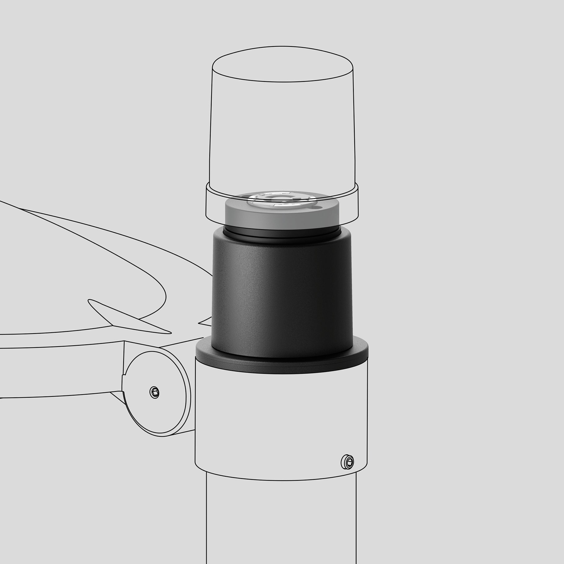 Bega - Rehausse, Graphite