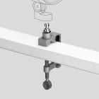 Bega - Étau de fixation, avec adaptateur de connexion, Argent